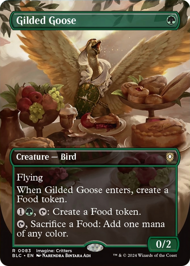 Gilded Goose (Borderless) [Bloomburrow Commander] | Gam3 Escape