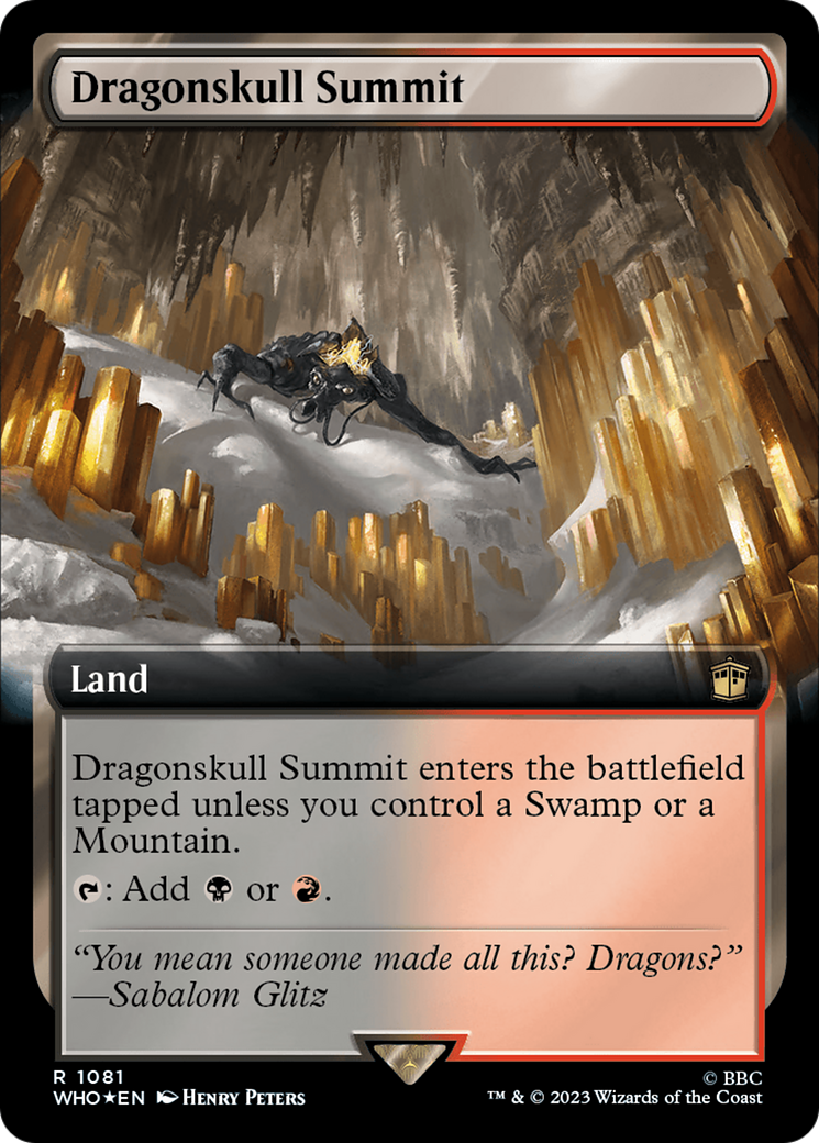 Dragonskull Summit (Extended Art) (Surge Foil) [Doctor Who] | Gam3 Escape