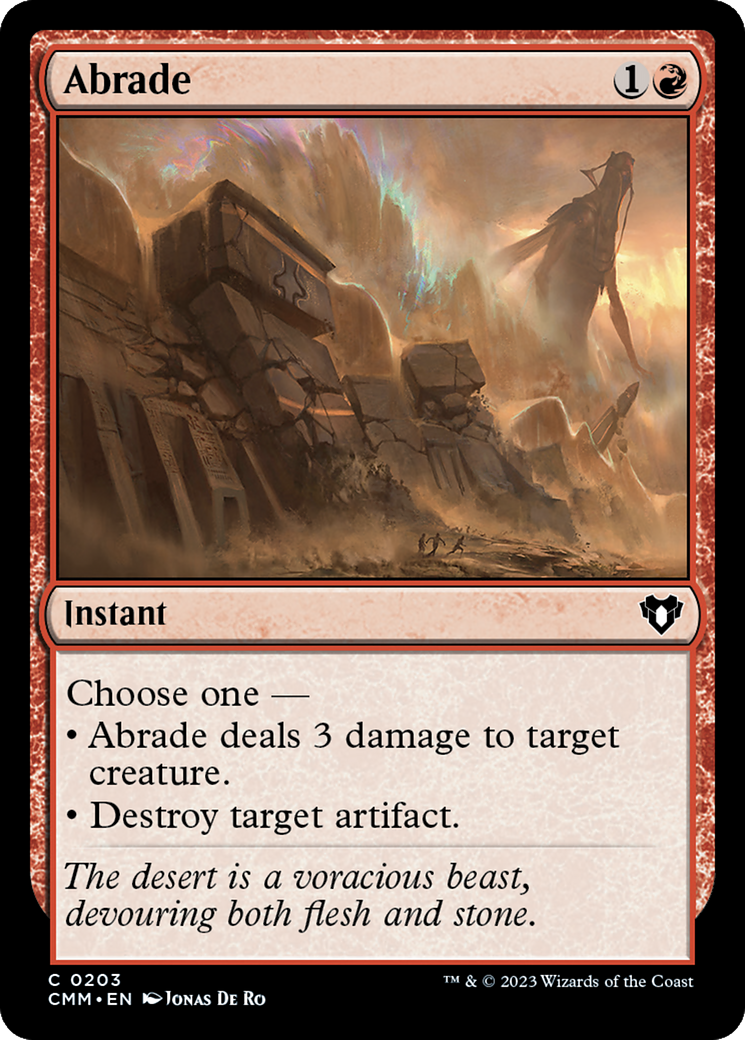 Abrade [Commander Masters] | Gam3 Escape