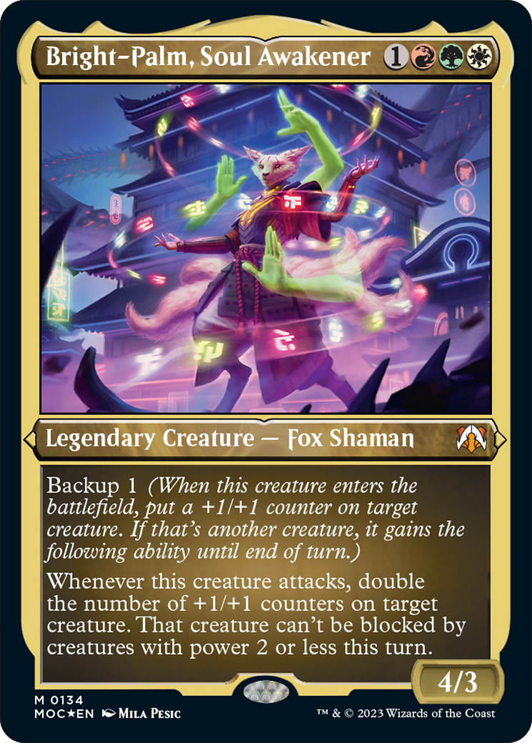 Bright-Palm, Soul Awakener (Display Commander) [March of the Machine Commander] | Gam3 Escape