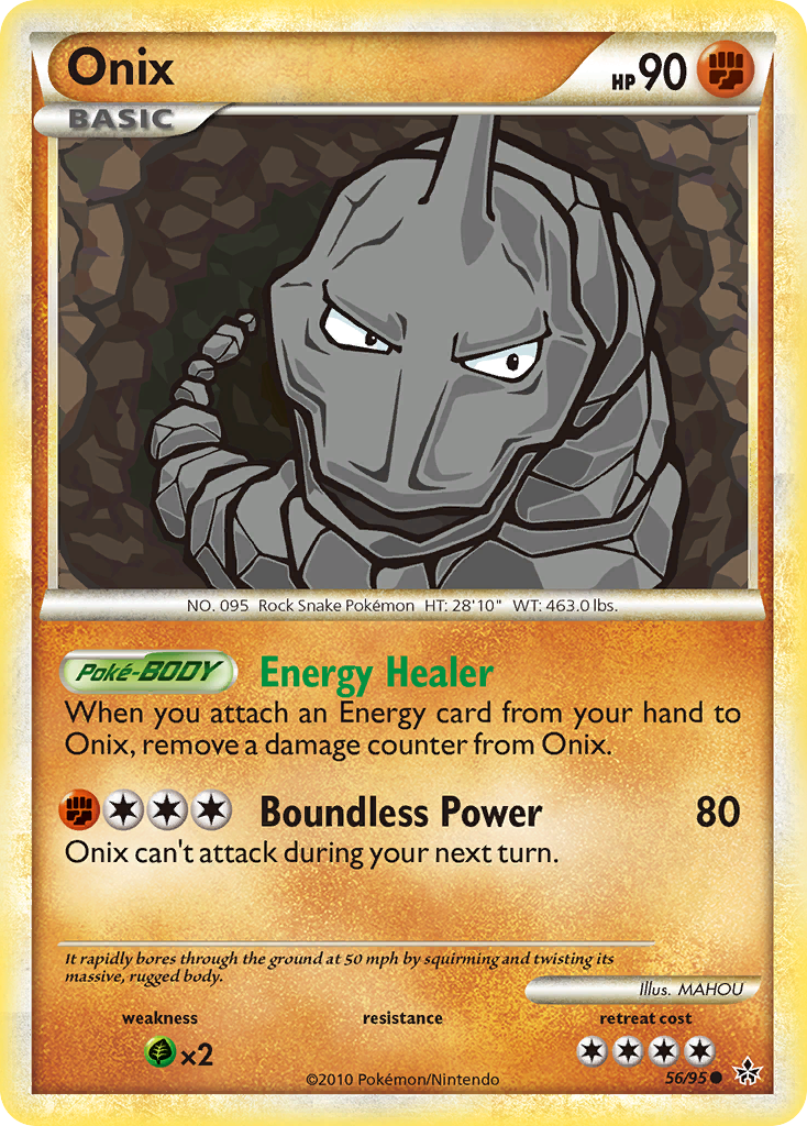 Onix (56/95) [HeartGold & SoulSilver: Unleashed] | Gam3 Escape