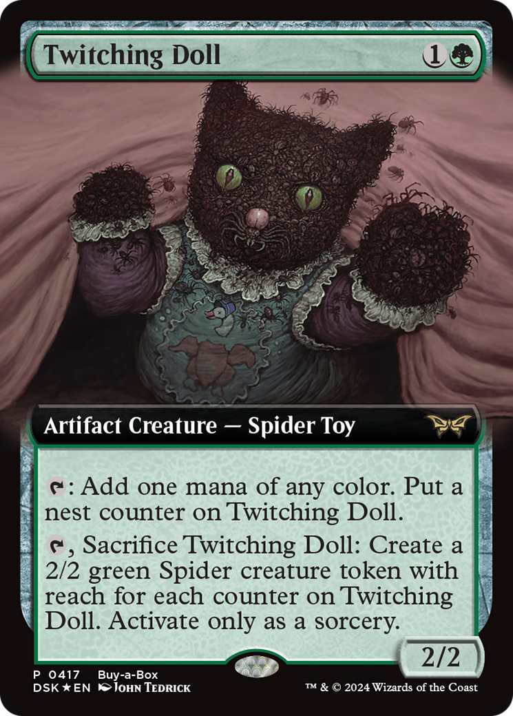 Twitching Doll (Extended Art) [Duskmourn: House of Horror Promos] | Gam3 Escape