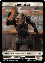 Alien Rhino // Cyberman Double-Sided Token [Doctor Who Tokens] | Gam3 Escape