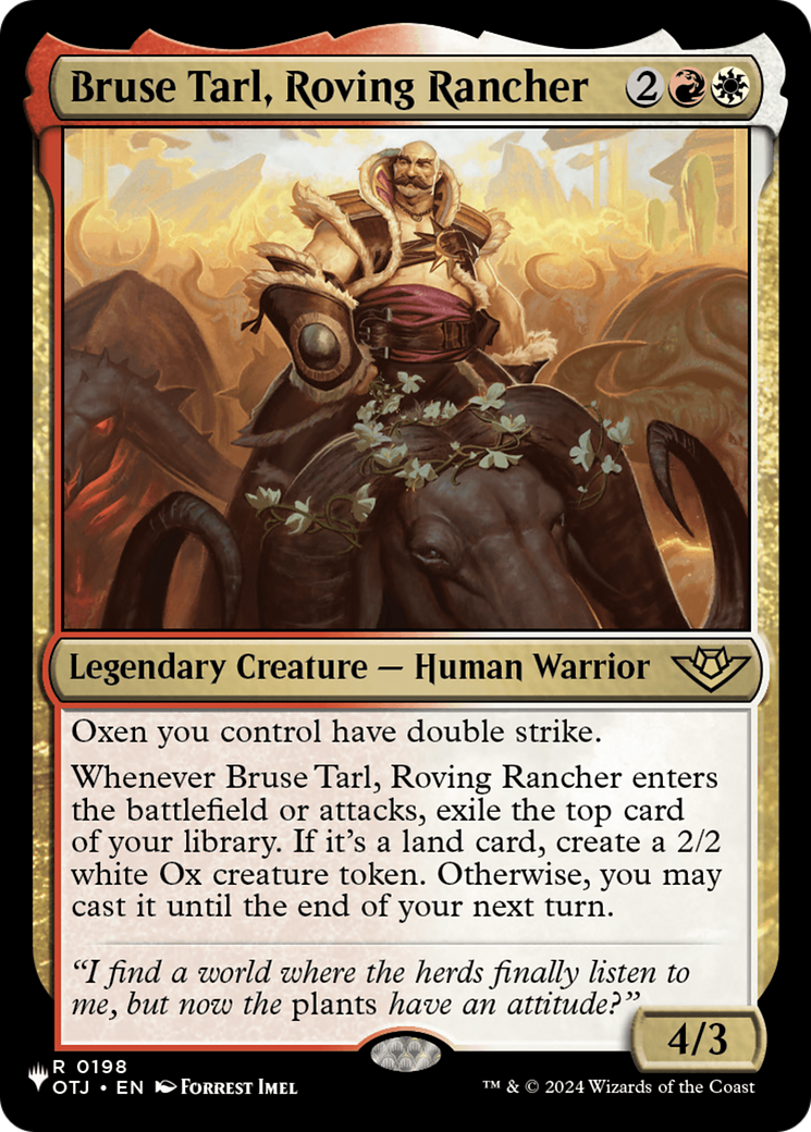 Bruse Tarl, Roving Rancher (OTJ) [The List] | Gam3 Escape