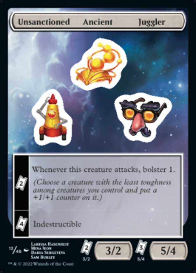 Unsanctioned Ancient Juggler [Unfinity Stickers] | Gam3 Escape