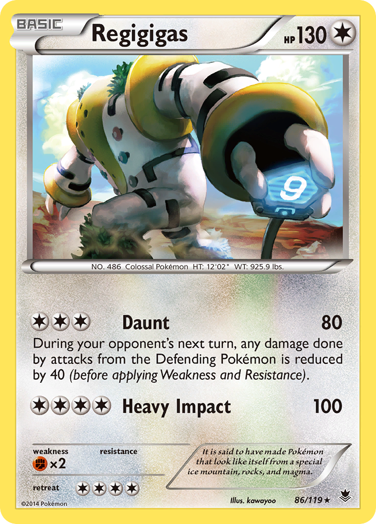 Regigigas (86/119) [XY: Phantom Forces] | Gam3 Escape