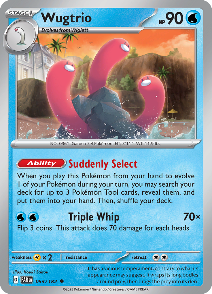 Wugtrio (053/182) [Scarlet & Violet: Paradox Rift] | Gam3 Escape