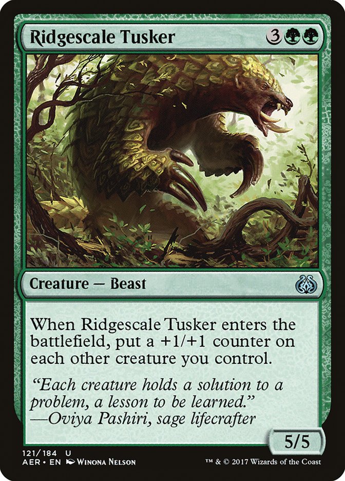 Ridgescale Tusker [Aether Revolt] | Gam3 Escape