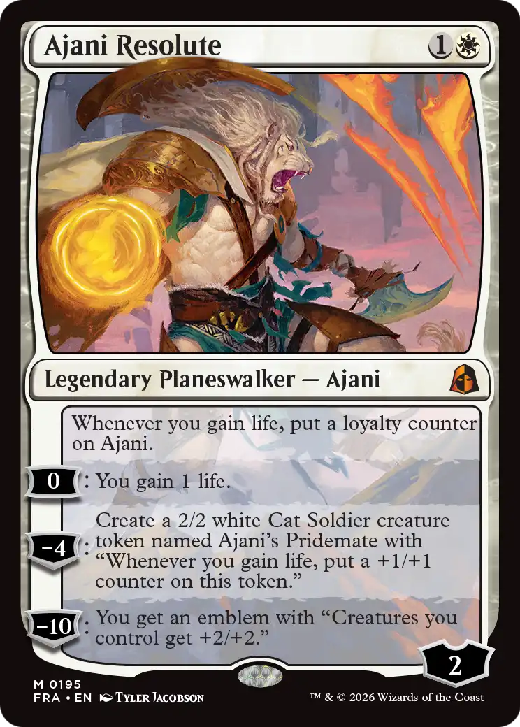 Ajani Resolute [Reality Fracture] | Gam3 Escape