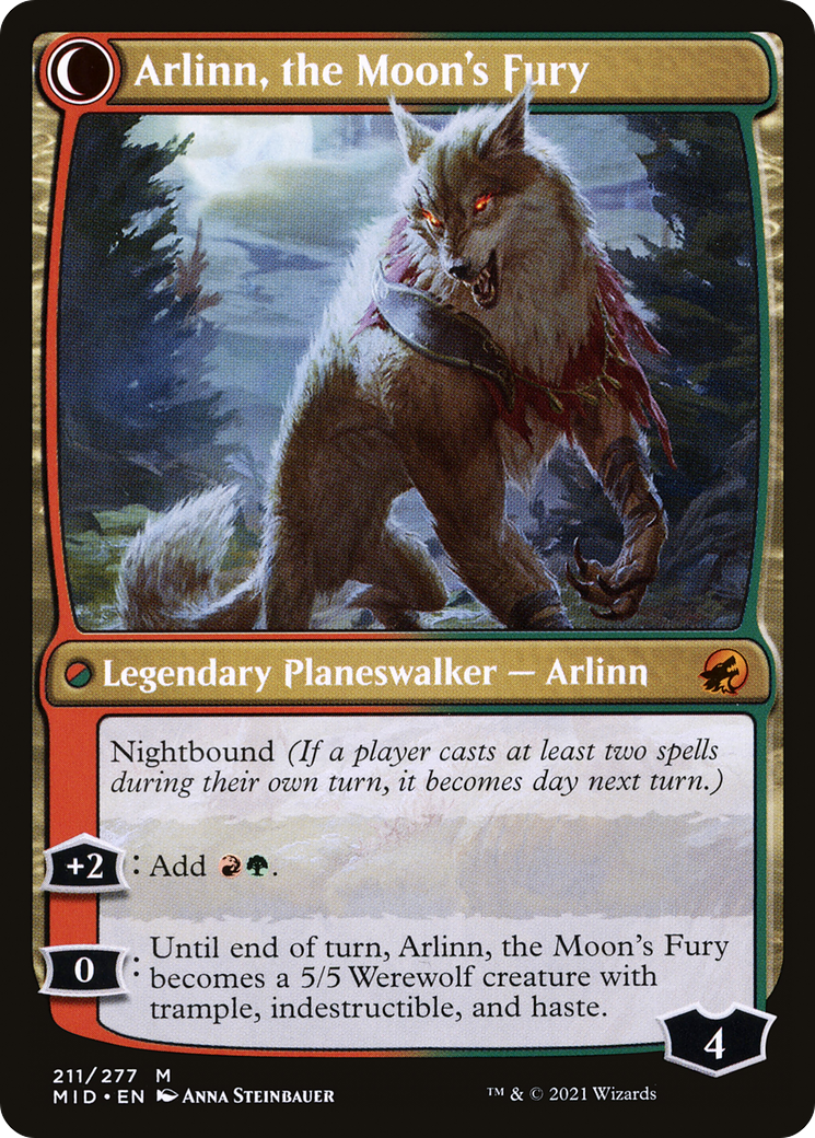 Arlinn, the Pack's Hope // Arlinn, the Moon's Fury [Secret Lair: From Cute to Brute] | Gam3 Escape