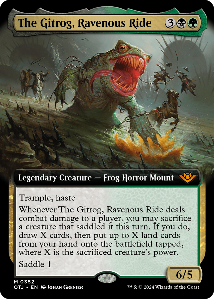 The Gitrog, Ravenous Ride (Extended Art) [Outlaws of Thunder Junction] | Gam3 Escape