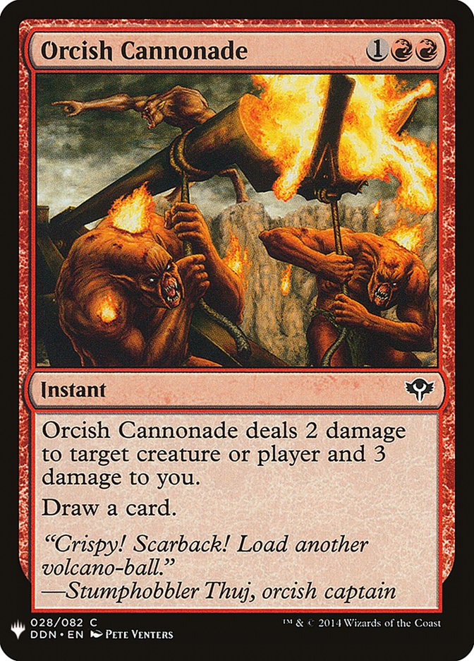 Orcish Cannonade [Mystery Booster] | Gam3 Escape