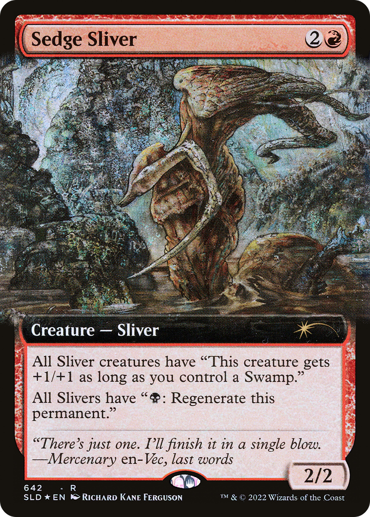 Sedge Sliver (Extended Art) [Secret Lair Drop Promos] | Gam3 Escape