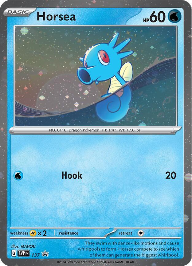 Horsea (SVP137) (Cosmo Holo) [SV: Scarlet & Violet Promo Cards] | Gam3 Escape