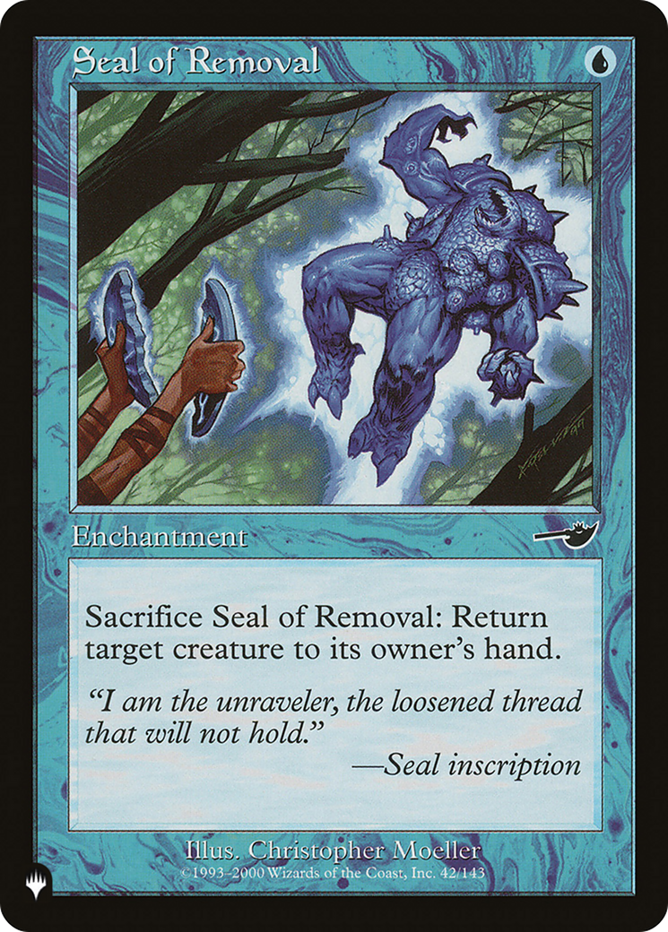 Seal of Removal [The List Reprints] | Gam3 Escape