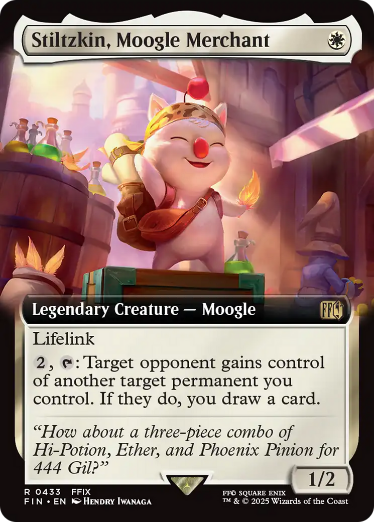 Stiltzkin, Moogle Merchant (Extended Art) [FINAL FANTASY] | Gam3 Escape
