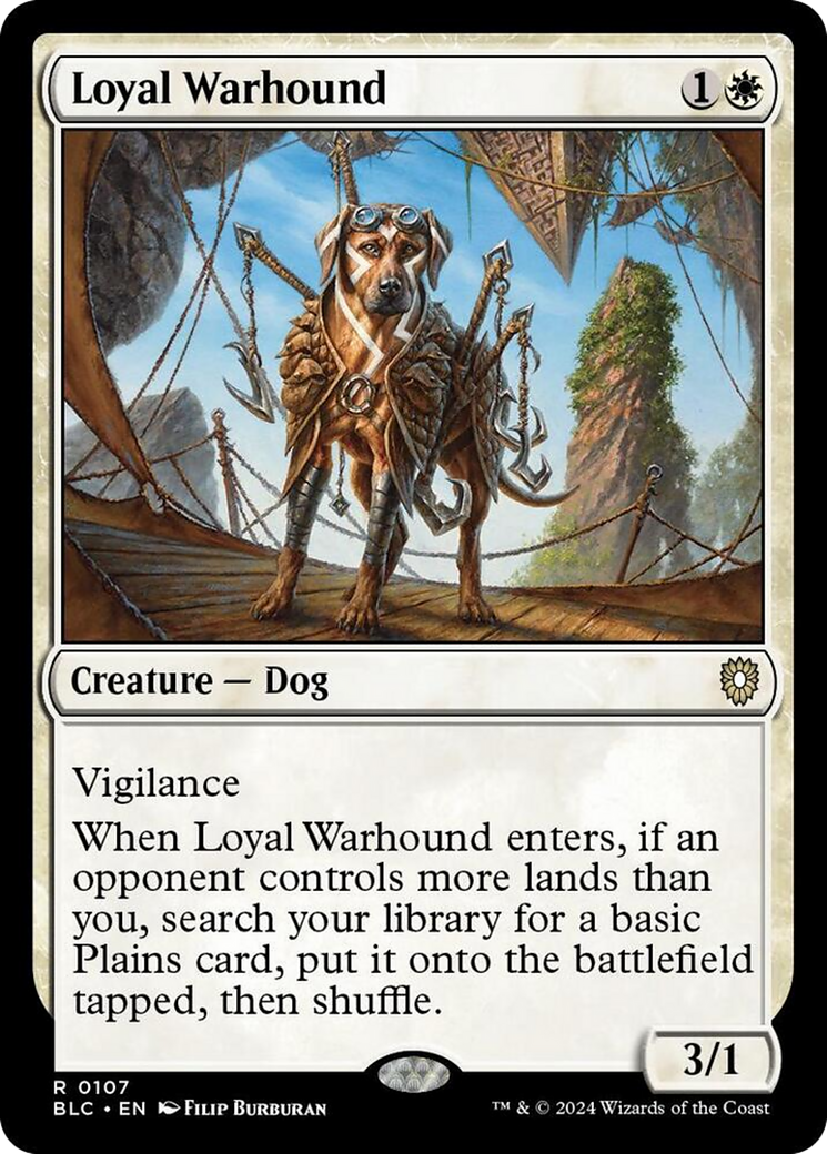 Loyal Warhound [Bloomburrow Commander] | Gam3 Escape