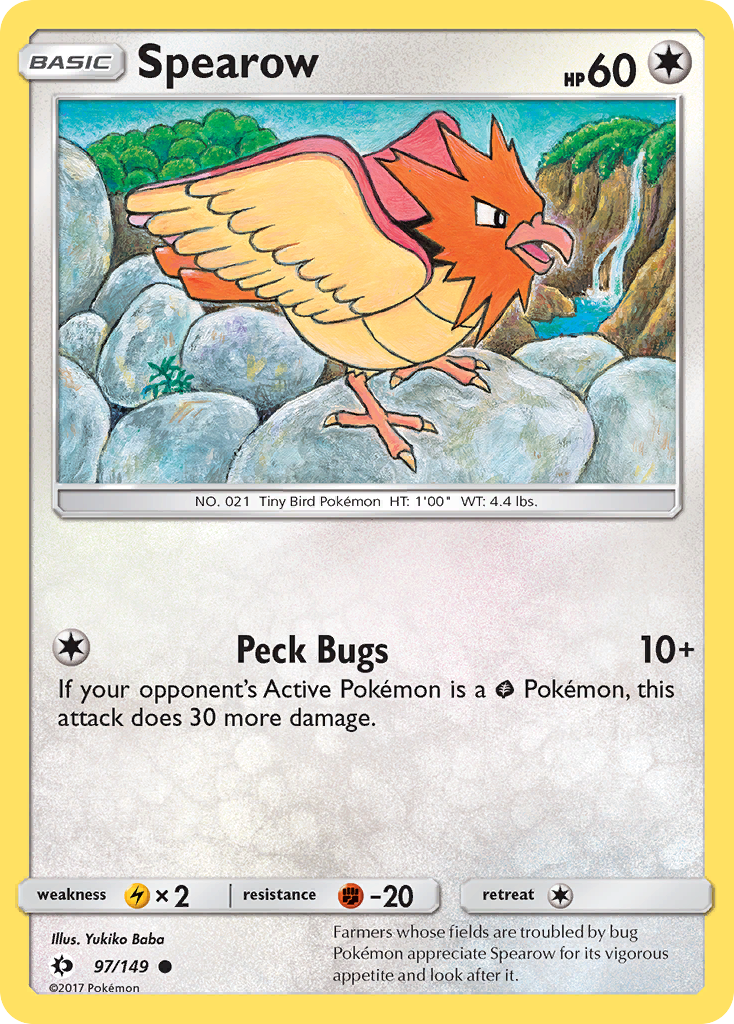 Spearow (97/149) [Sun & Moon: Base Set] | Gam3 Escape