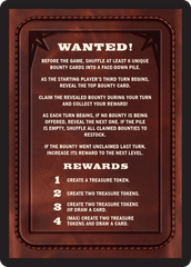 Bounty: The Outsider // Bounty Rules Double-Sided Token [Outlaws of Thunder Junction Commander Tokens] | Gam3 Escape