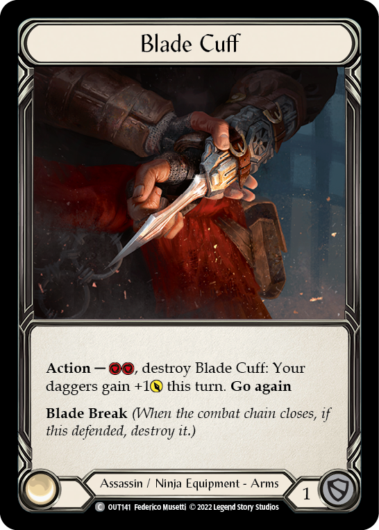 Blade Cuff [OUT141] (Outsiders)  Cold Foil | Gam3 Escape