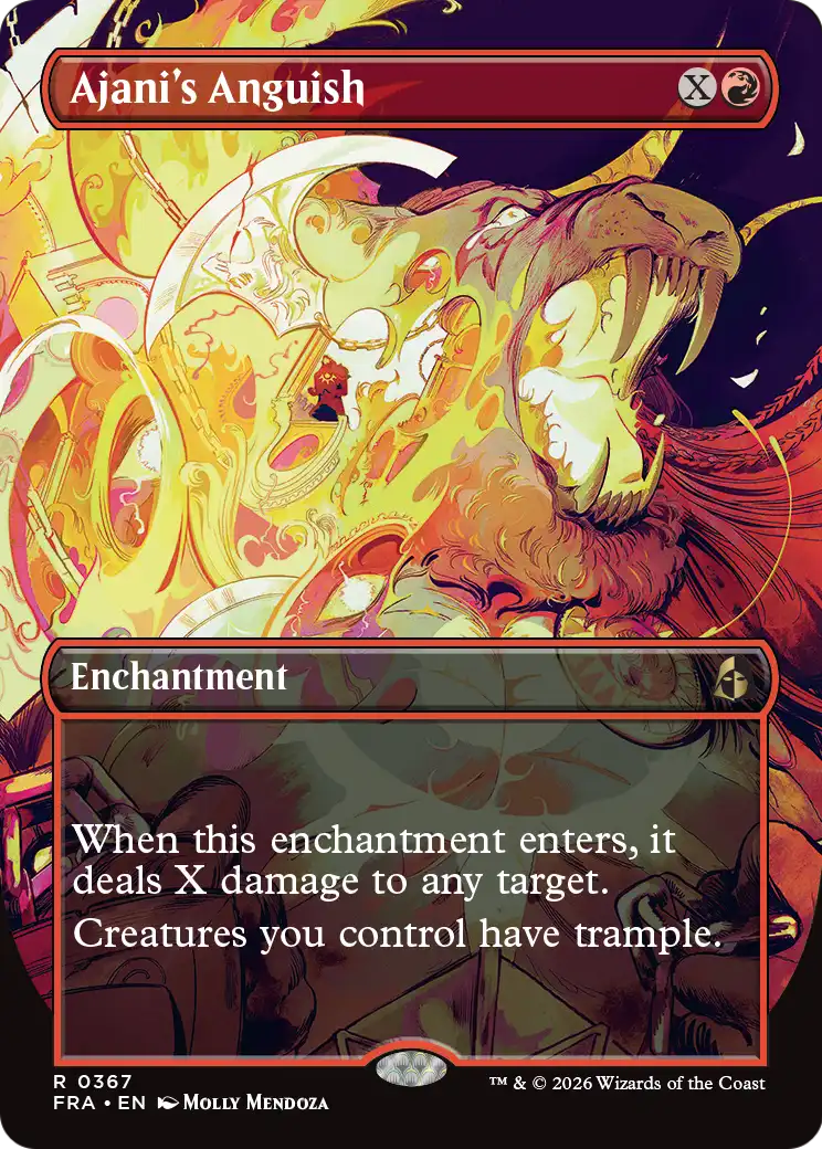 Ajani's Anguish (Borderless) [Reality Fracture] | Gam3 Escape