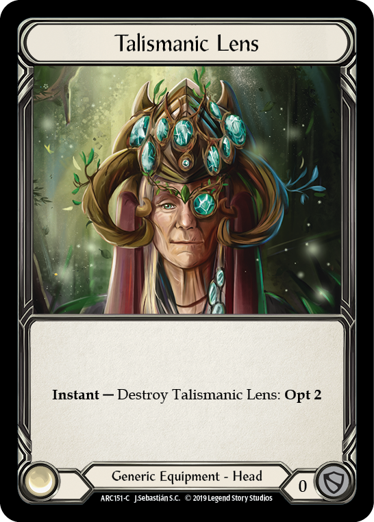 Talismanic Lens [ARC151-C] (Arcane Rising)  1st Edition Cold Foil | Gam3 Escape