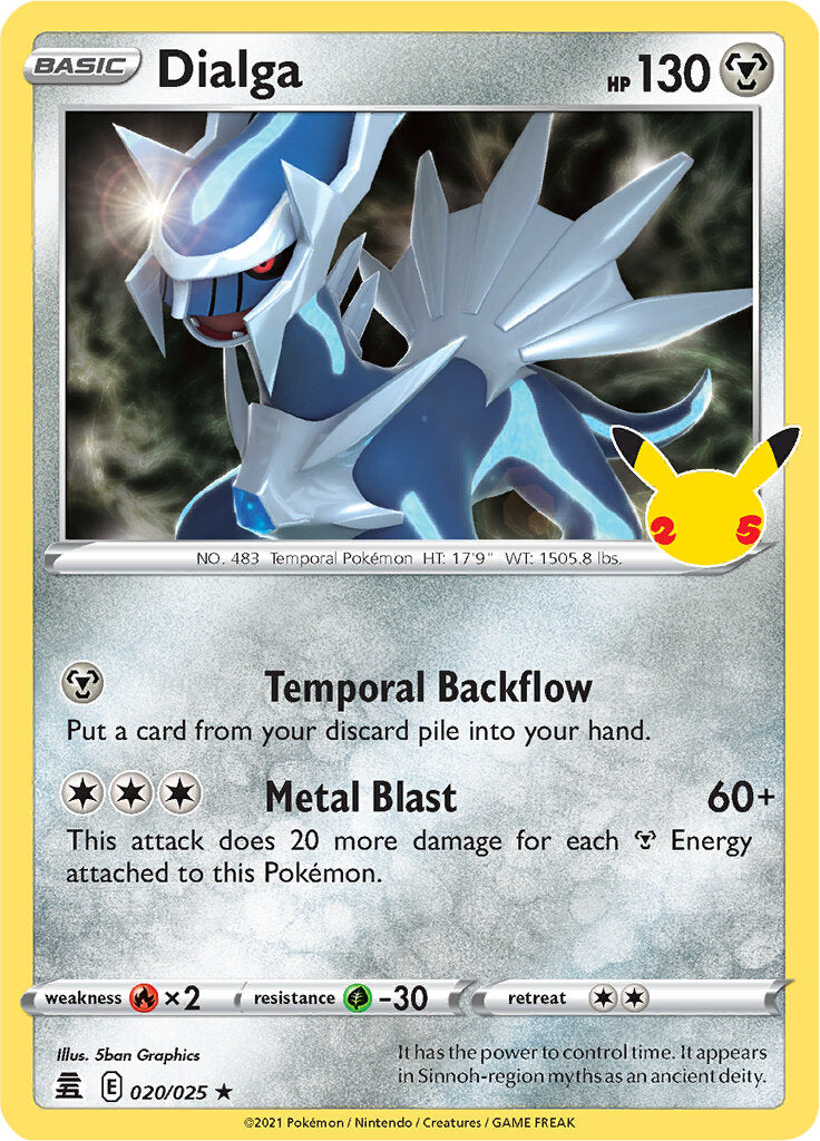 Dialga (020/025) [Celebrations: 25th Anniversary] | Gam3 Escape