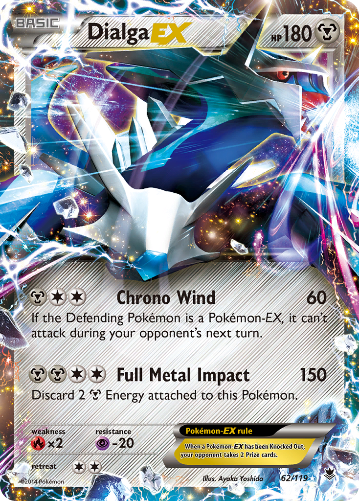 Dialga EX (62/119) [XY: Phantom Forces] | Gam3 Escape