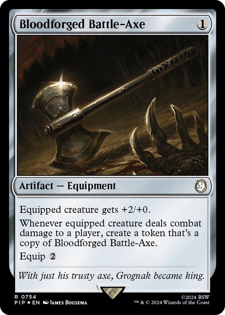 Bloodforged Battle-Axe (Surge Foil) [Fallout] | Gam3 Escape