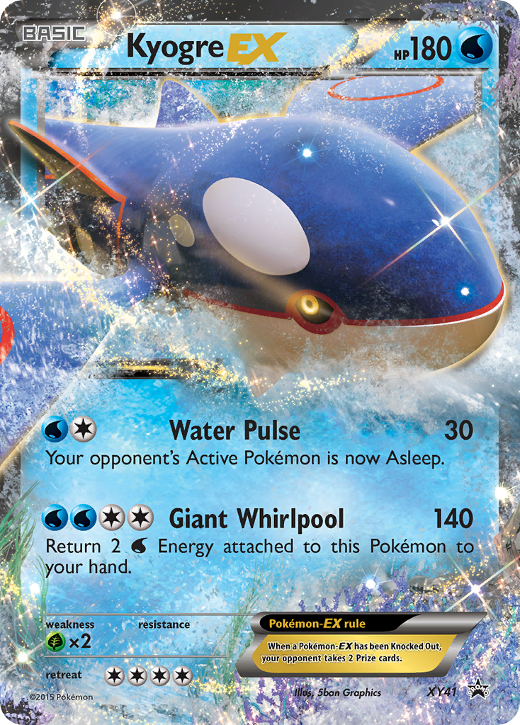 Kyogre EX (XY41) [XY: Black Star Promos] | Gam3 Escape