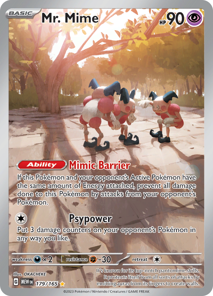 Mr. Mime (179/165) [Scarlet & Violet: 151] | Gam3 Escape