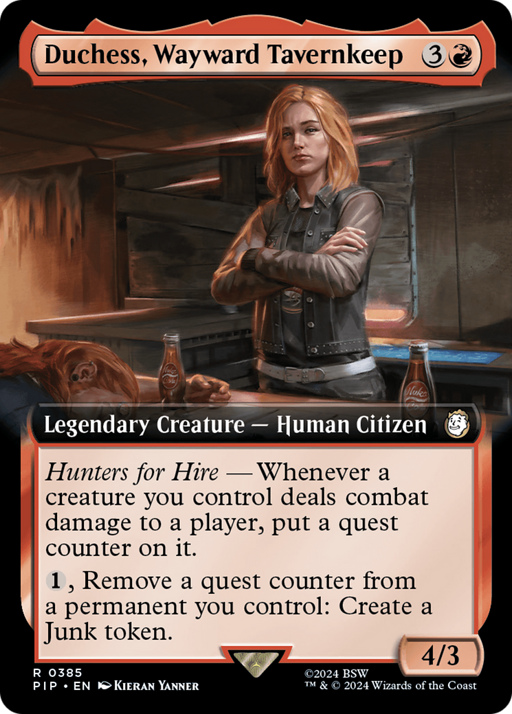 Duchess, Wayward Tavernkeep (Extended Art) [Fallout] | Gam3 Escape