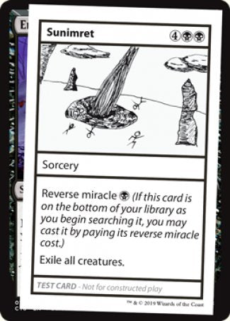Sunimret (2021 Edition) [Mystery Booster Playtest Cards] | Gam3 Escape