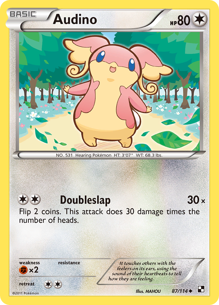 Audino (87/114) [Black & White: Base Set] | Gam3 Escape