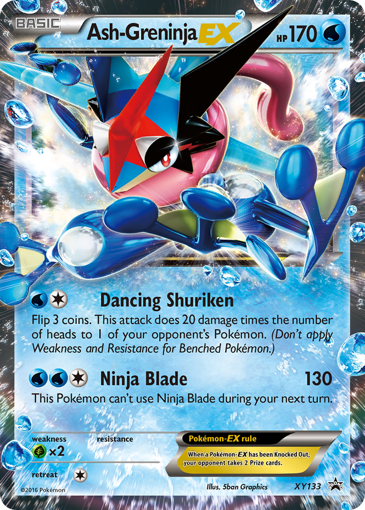 Ash-Greninja EX (XY133) [XY: Black Star Promos] | Gam3 Escape