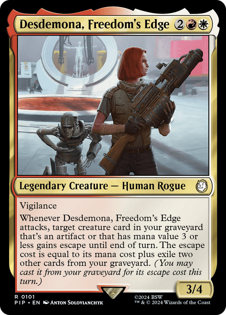 Desdemona, Freedom's Edge [Fallout] | Gam3 Escape