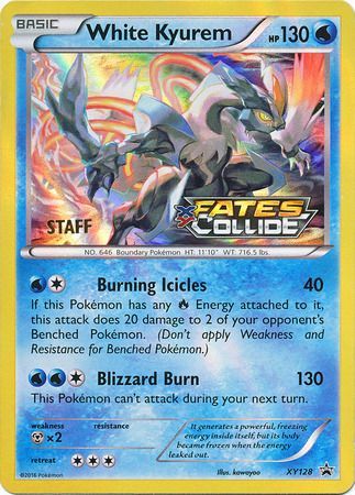 White Kyurem (XY128) (Staff) [XY: Black Star Promos] | Gam3 Escape