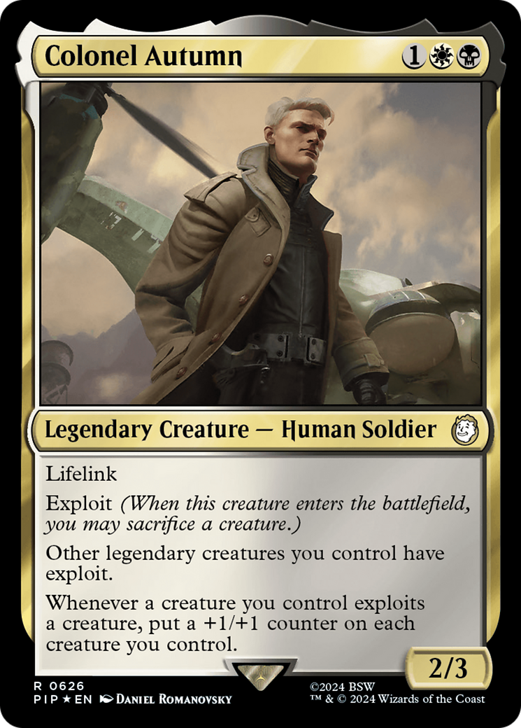 Colonel Autumn (Surge Foil) [Fallout] | Gam3 Escape