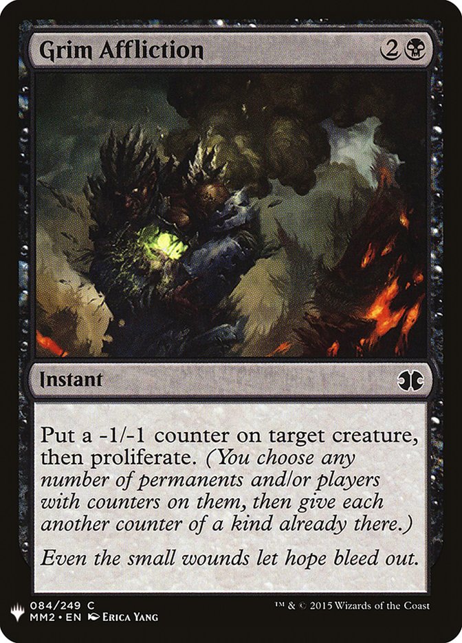 Grim Affliction [Mystery Booster] | Gam3 Escape