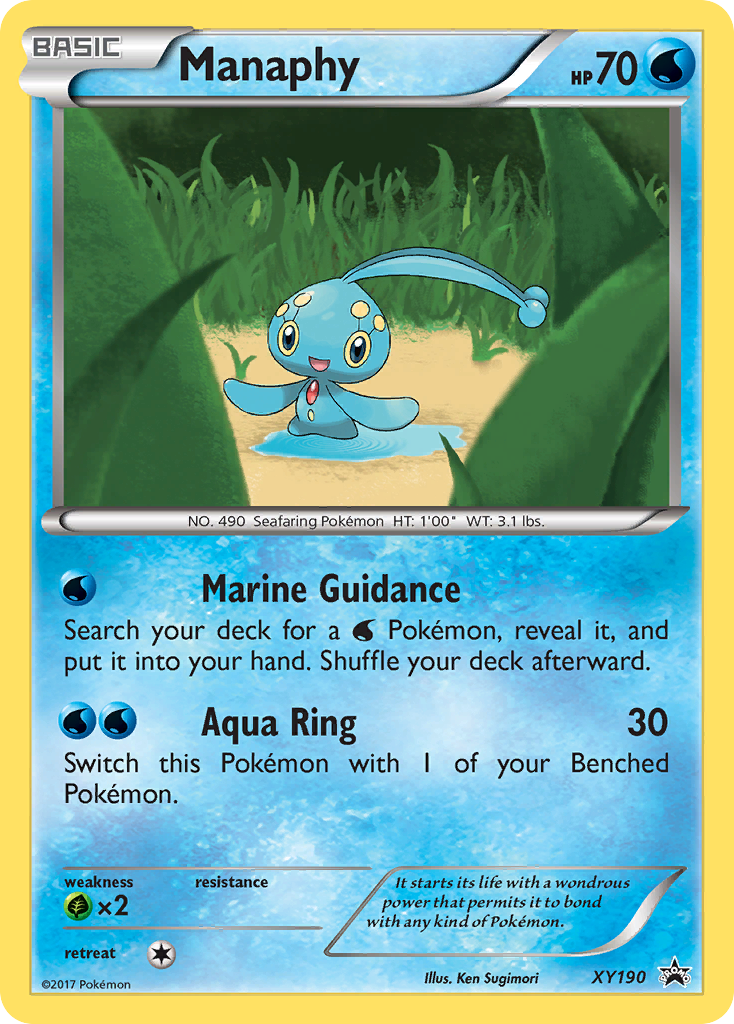 Manaphy (XY190) [XY: Black Star Promos] | Gam3 Escape