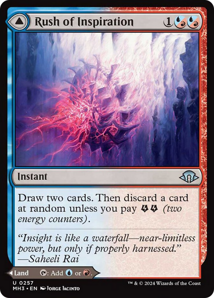 Rush of Inspiration // Crackling Falls [Modern Horizons 3] | Gam3 Escape