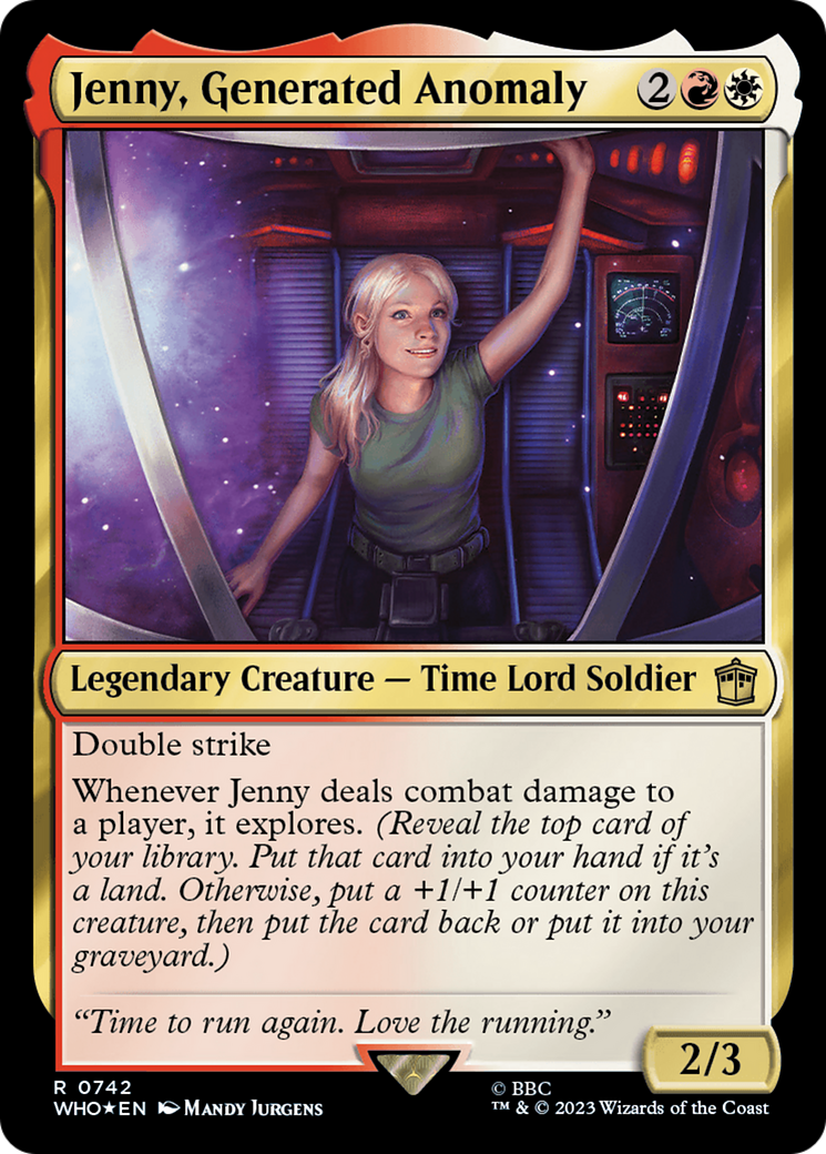 Jenny, Generated Anomaly (Surge Foil) [Doctor Who] | Gam3 Escape