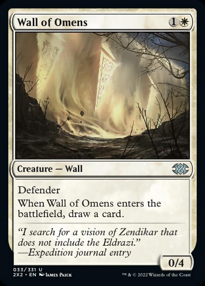 Wall of Omens [Double Masters 2022] | Gam3 Escape