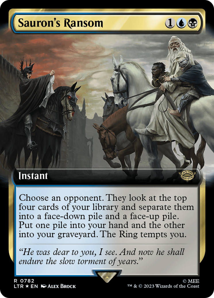 Sauron's Ransom (Extended Art) (Surge Foil) [The Lord of the Rings: Tales of Middle-Earth] | Gam3 Escape