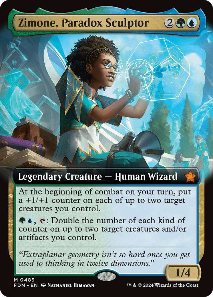 Zimone, Paradox Sculptor (Extended Art) [Foundations] | Gam3 Escape