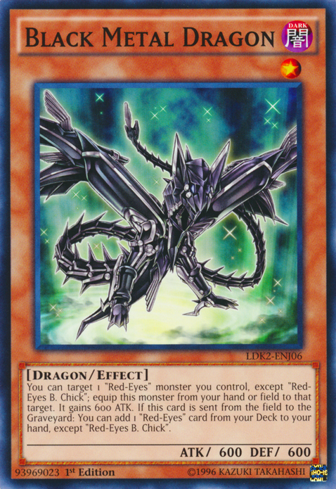 Black Metal Dragon [LDK2-ENJ06] Common | Gam3 Escape