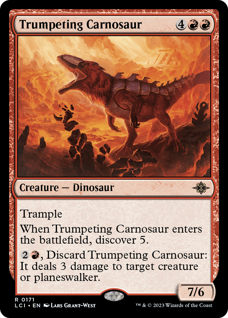 Trumpeting Carnosaur [The Lost Caverns of Ixalan] | Gam3 Escape