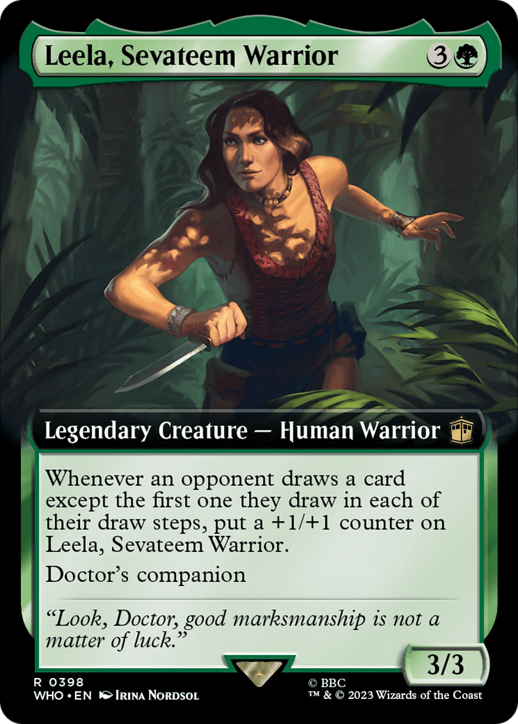 Leela, Sevateem Warrior (Extended Art) [Doctor Who] | Gam3 Escape