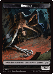 Horror // Manifest Double-Sided Token [Duskmourn: House of Horror Tokens] | Gam3 Escape