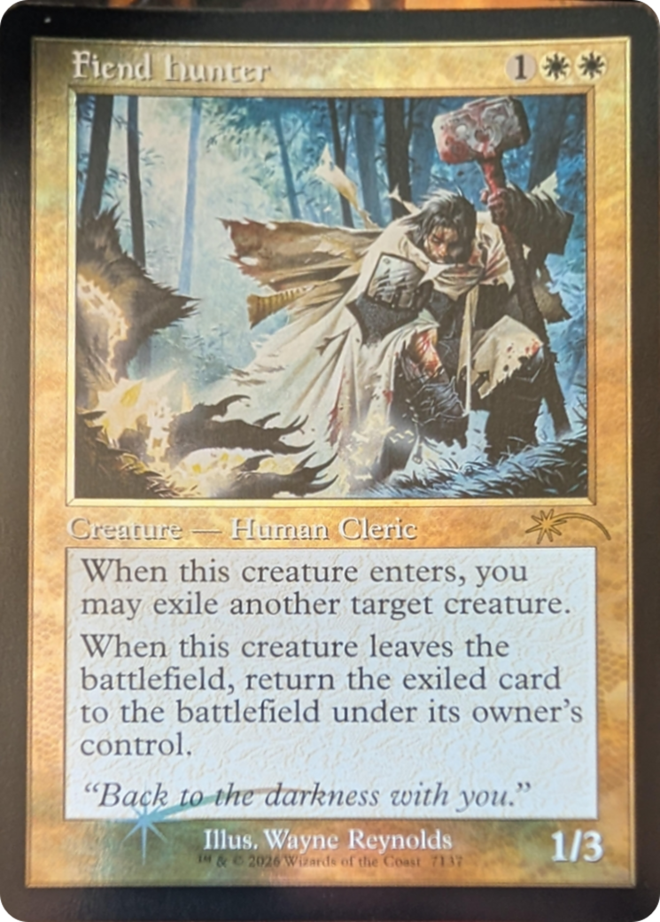 Fiend Hunter (Retro Frame) [Secret Lair Drop Series] | Gam3 Escape